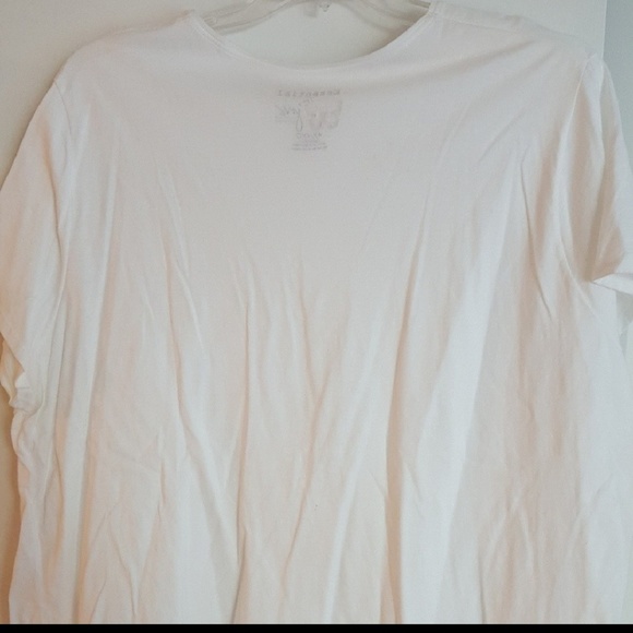 NWOT Woman's White Tee Size 4X - Picture 4 of 4